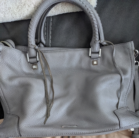 Rebecca Minkoff regan grey satchel tote - Picture 3 of 8
